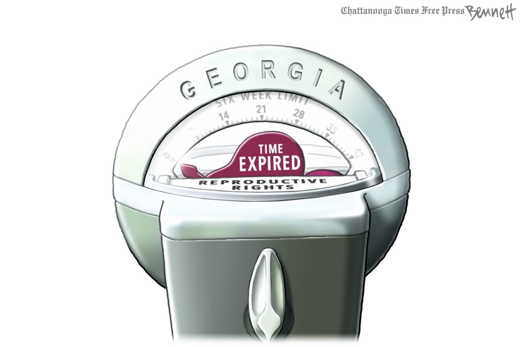 Bennett editorial cartoon